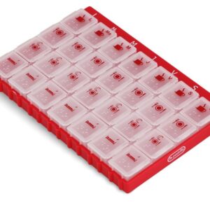 Pastillero semanal cuatro tomas diarias