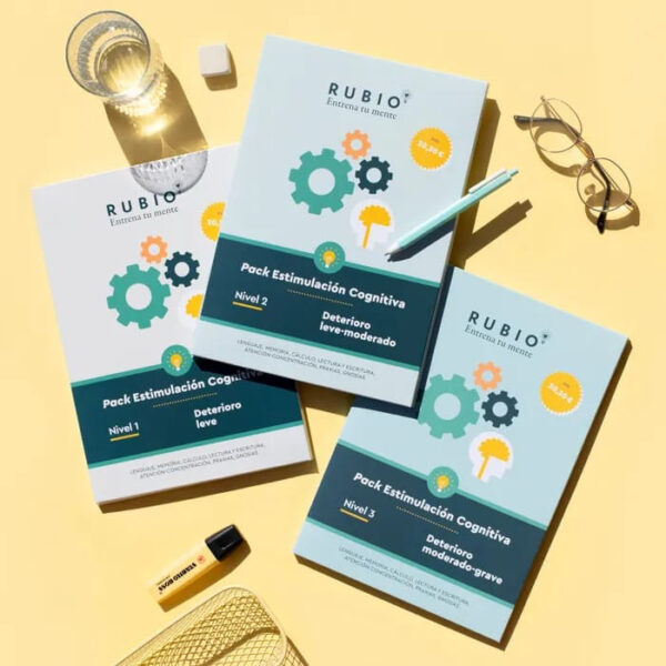 Pack Estimulación cognitiva nivel 3 ( deterioro grave)