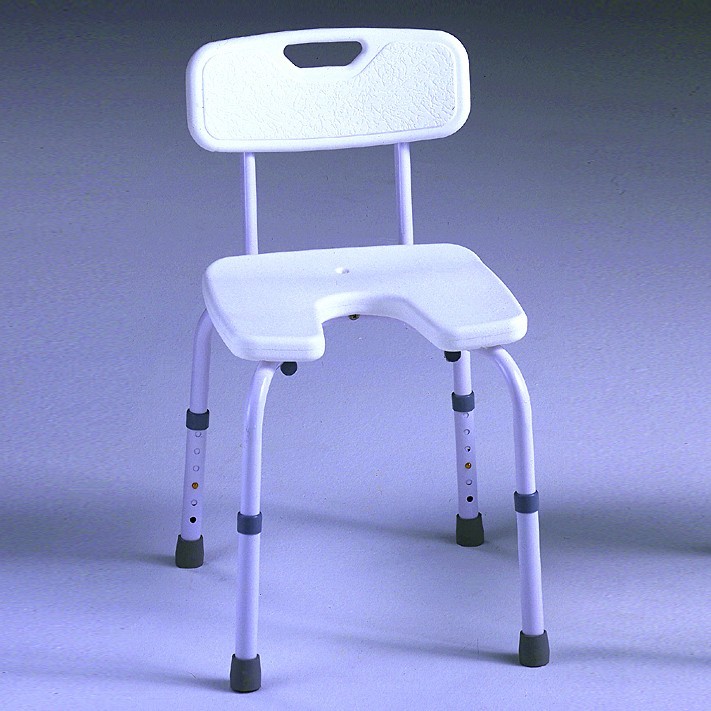 Silla de ducha con asiento en U
