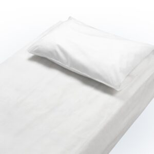 Sábana ajustable con funda almohada desechable