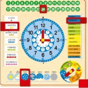 Reloj calendario