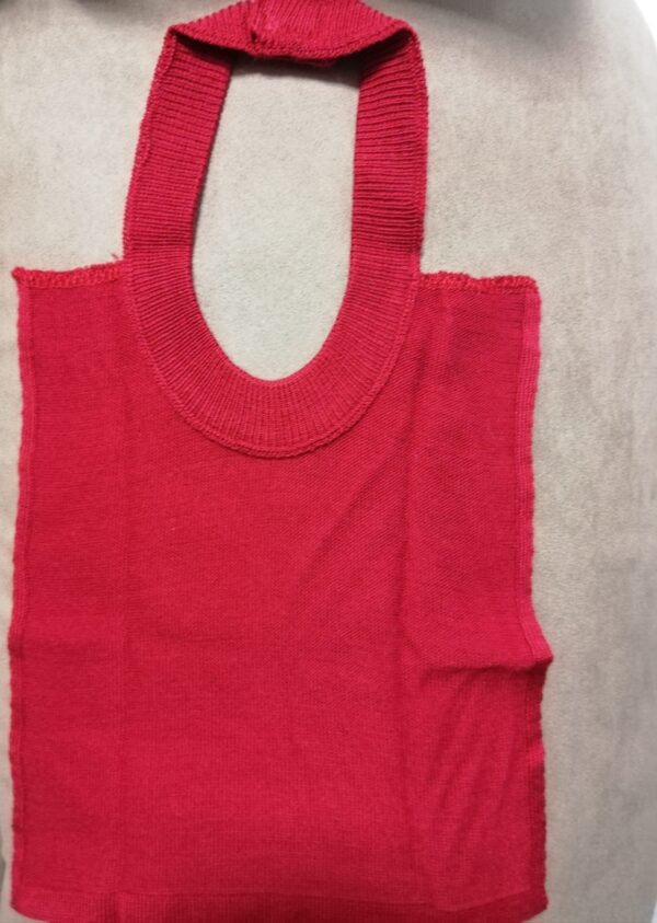 Pañuelo de traqueotomía de punto