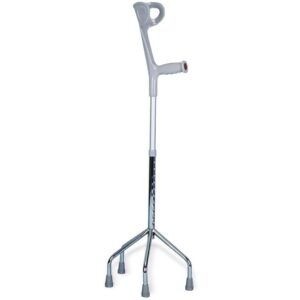 Bastón cuatrípode con codera