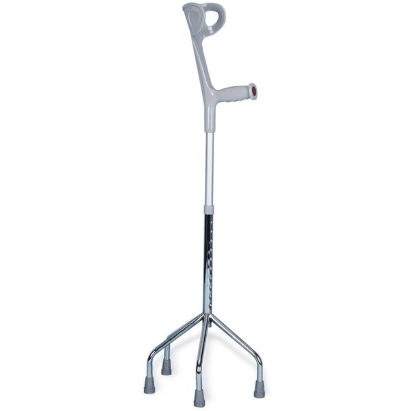 Bastón cuatrípode con codera