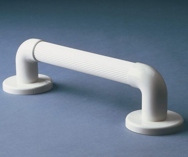 Asidero recto estriado de plástico