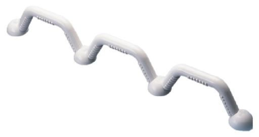 Asidero plástico de 3 asas