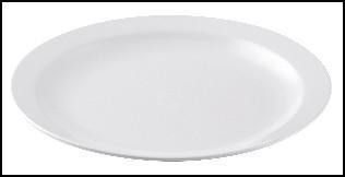 Plato llano de policarbonato