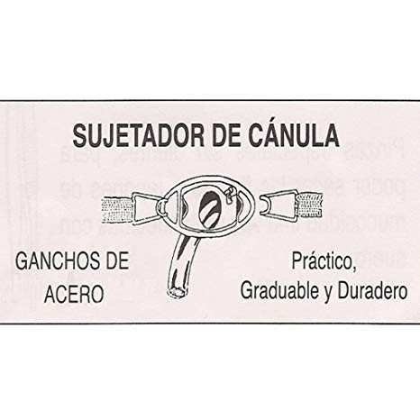 Goma sujección cánula traqueotomía