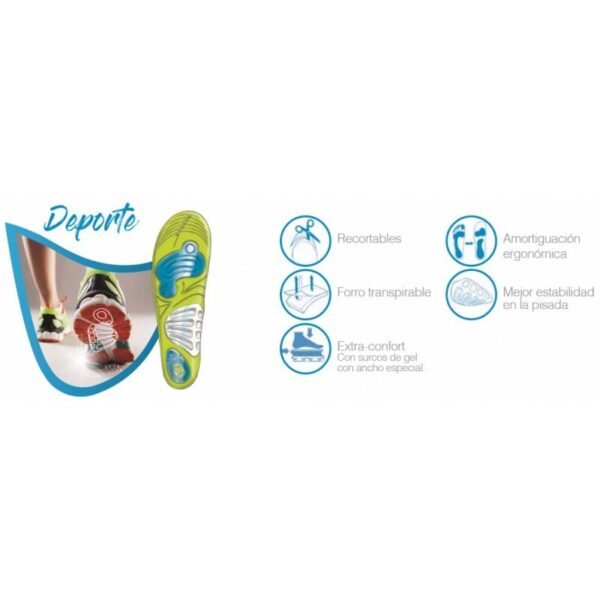 Plantillas Comforgel deporte