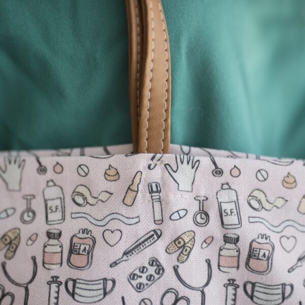 Bolso enfermería rosa
