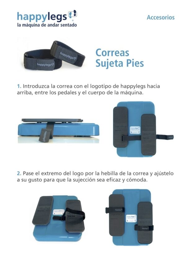 Correas sujeta-pies para Happylegs