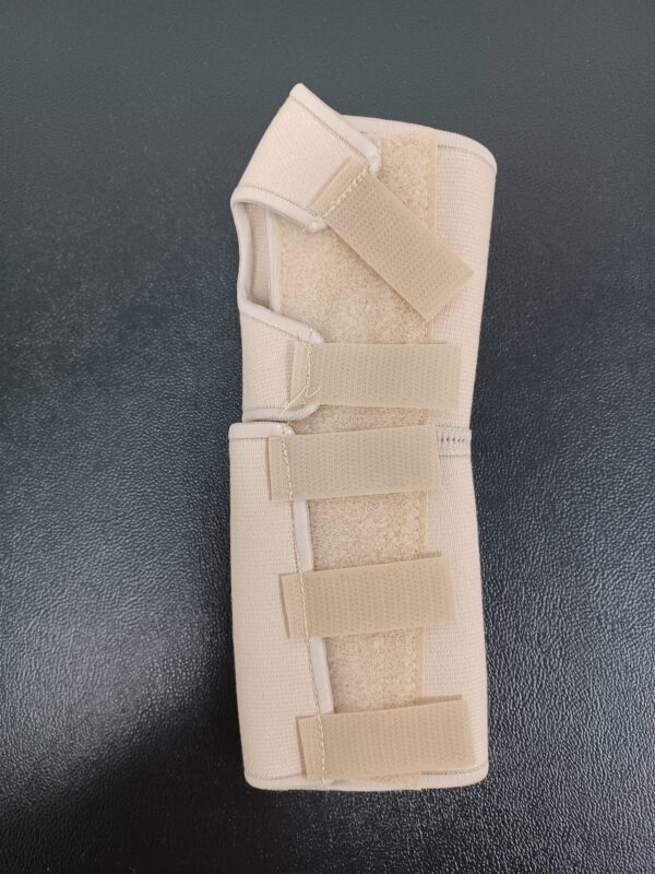 Muñequera metacarpiana con férula