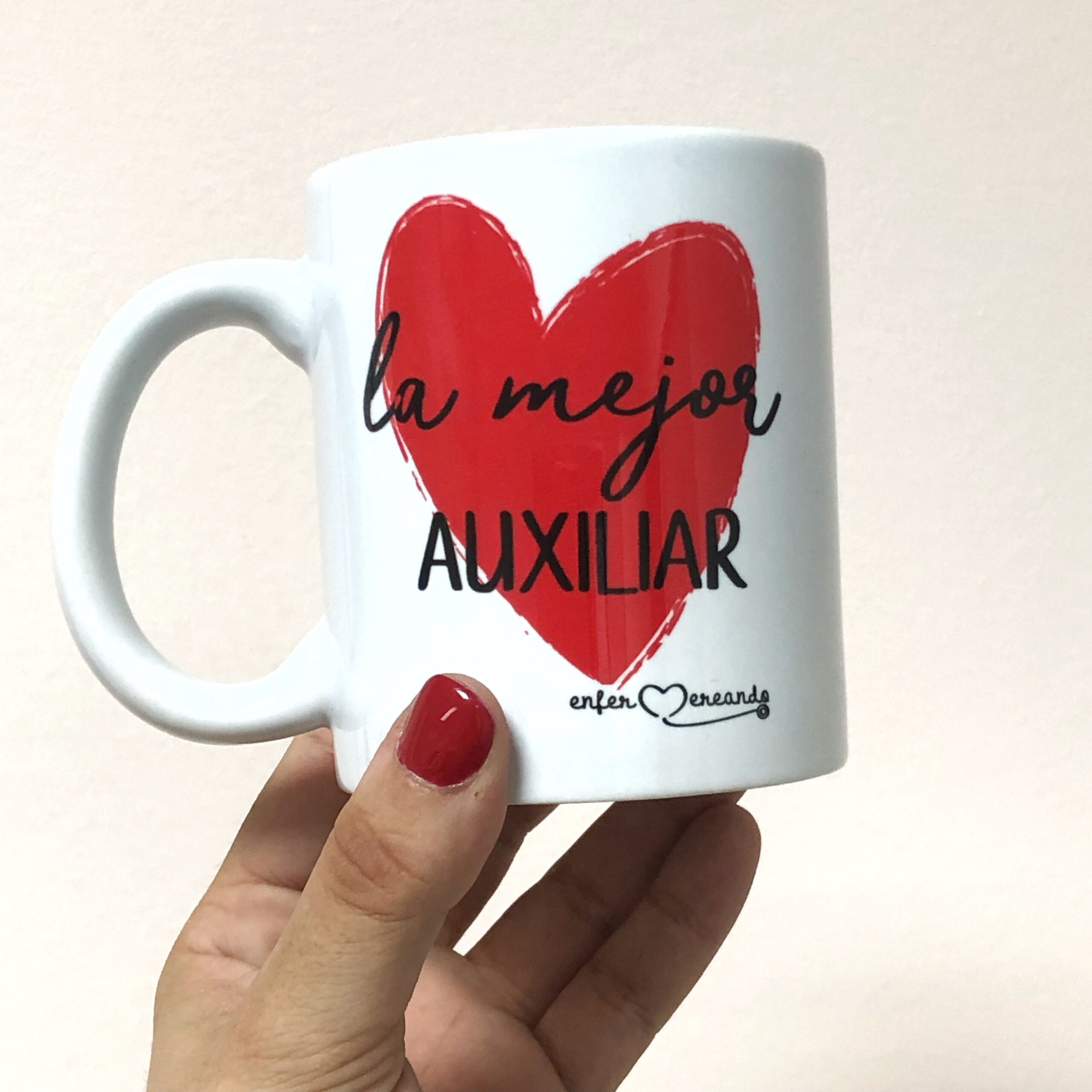 Taza auxiliar corazón