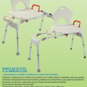 Banco de acceso a bañera Slide