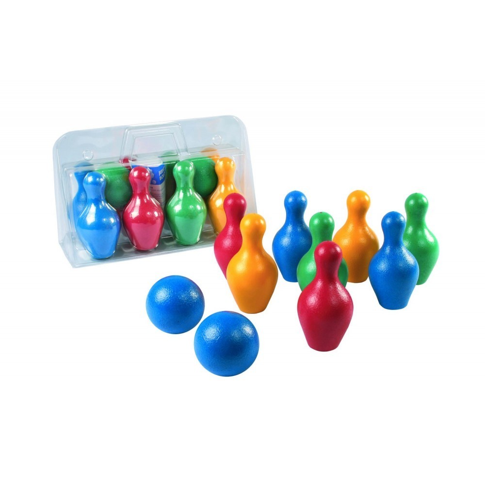 Juego de bolos de foam recubierto