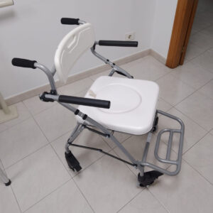Silla ducha plegable con ruedas mod. Ercina