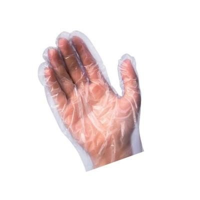 Guantes de plástico desechable