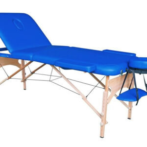 Camilla plegable de madera 3 cuerpos