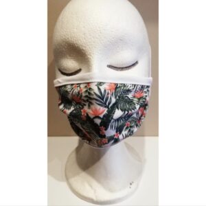 Mascarilla higiénica adulto flores