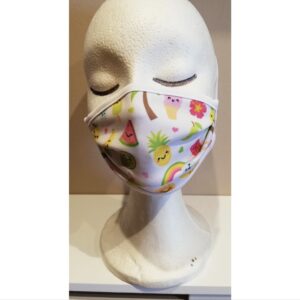 Mascarilla higiénica infantil fruta