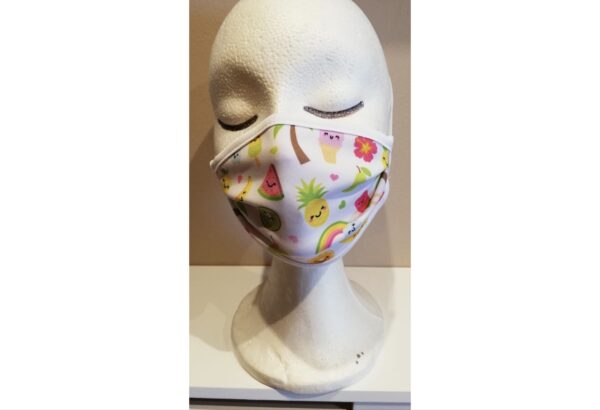 Mascarilla higiénica infantil fruta