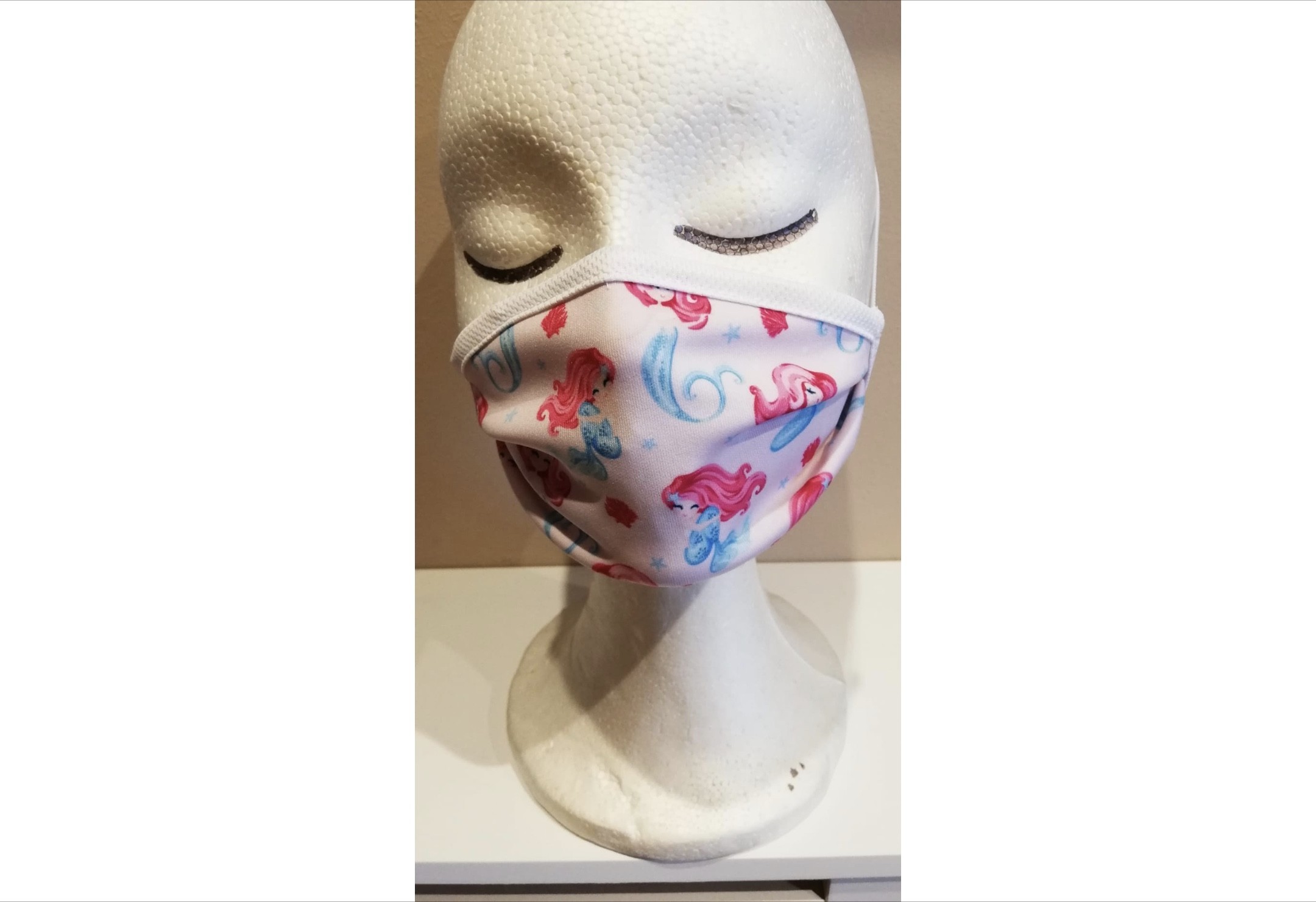 Mascarilla higiénica infantil sirena