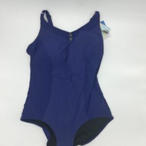 Bañador azul con raya diplomática