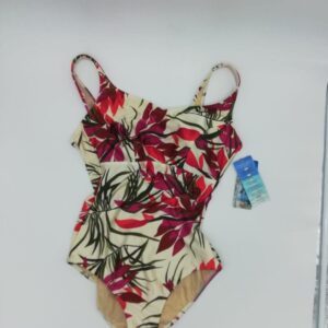 Bañador blanco con flores