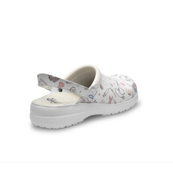 Zueco sanitario estampado