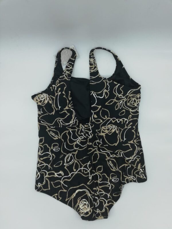 Bañador negro y beige