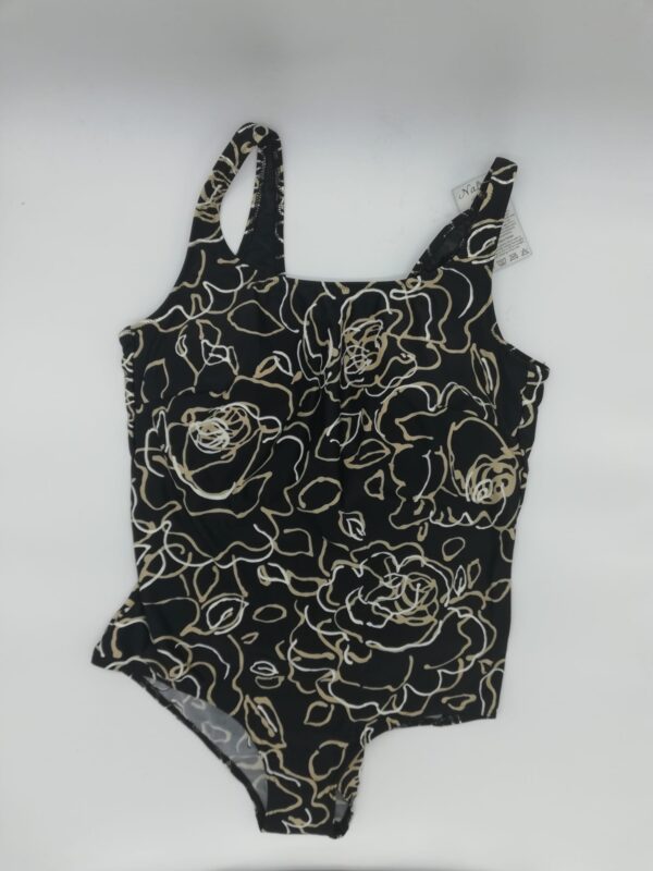 Bañador negro y beige