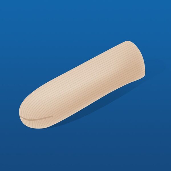 Dedil con tejido recubierto en gel