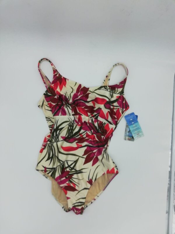 Bañador blanco con flores