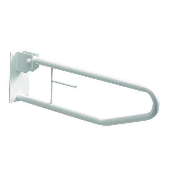 Barra abatible con soporte para papel