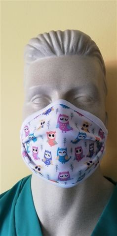 Mascarilla higiénica adulto Búhos
