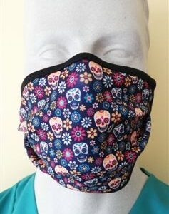 Mascarilla higiénica adulto Calaveras