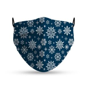 Mascarilla higiénica adulto Copos Nieve