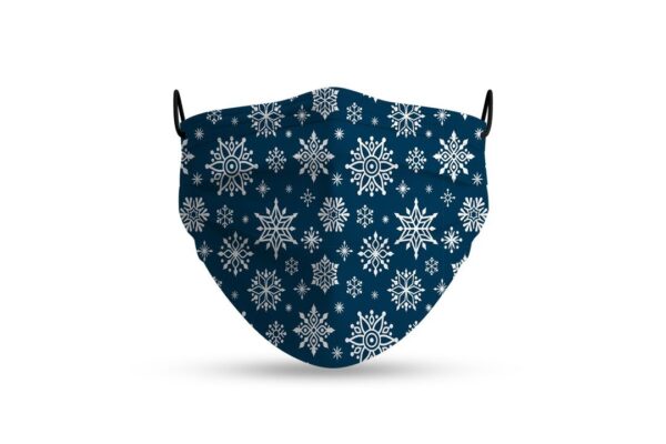 Mascarilla higiénica adulto Copos Nieve