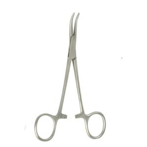 Pinza mosquito curva 12 cm