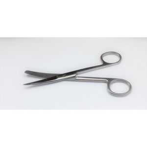 Tijera cirugía curva aguda/roma 15 cm
