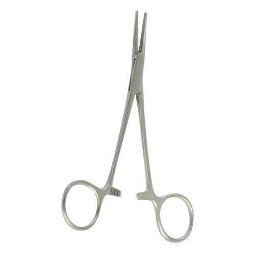 Pinza mosquito recta sin dientes 12 cm