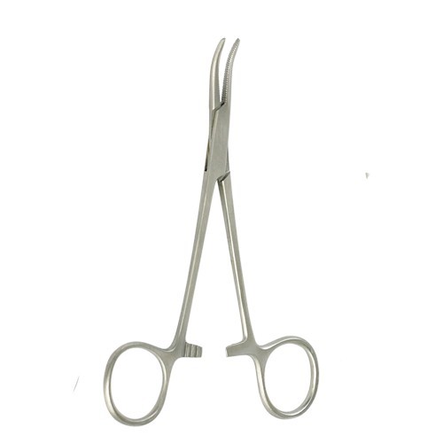 Pinza mosquito curva 12 cm