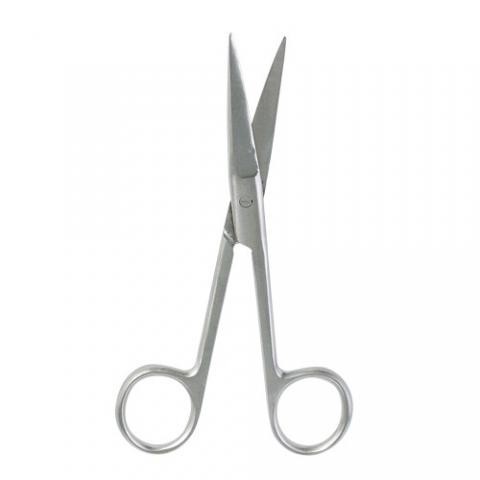 Tijera cirugía recta aguda/aguda 15 cm