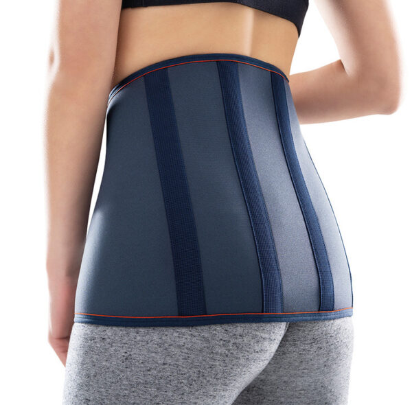 Faja sacrolumbar de neopreno con refuerzos posteriores
