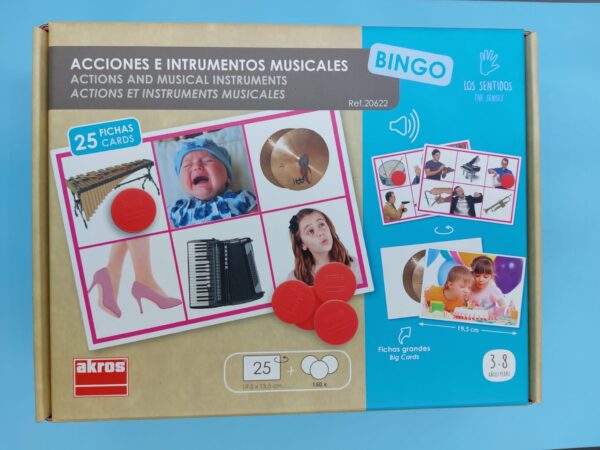 Bingo: acciones e instrumentos musicales