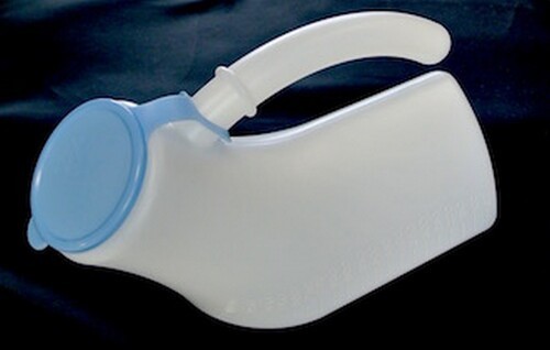 Orinal de hombre con tapa