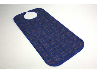 Babero impermeable azul