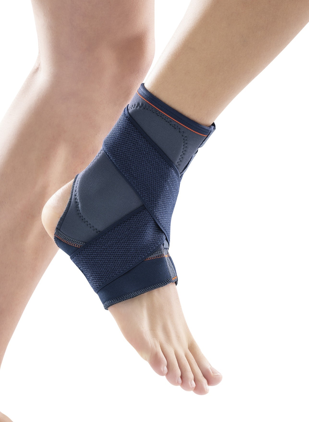 Tobillera neopreno con placas termoplástico y cinchas