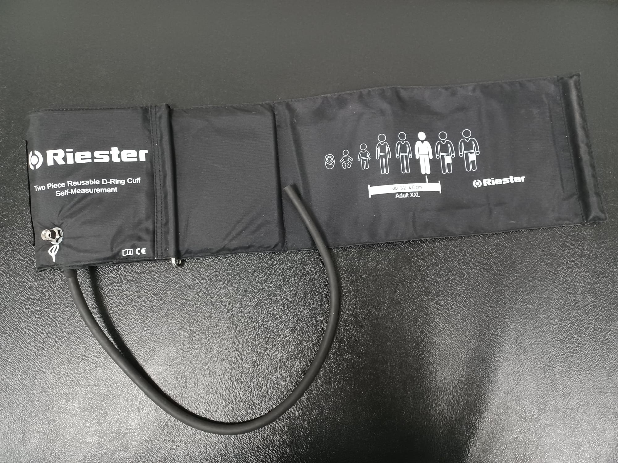 Brazalete de obesos con puente 1 salida Riester