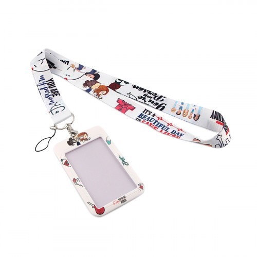 Lanyard con identificador Grey